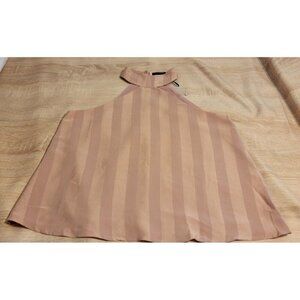 Lucy Paris Pink Viscose Sleeveless Top Shirt New